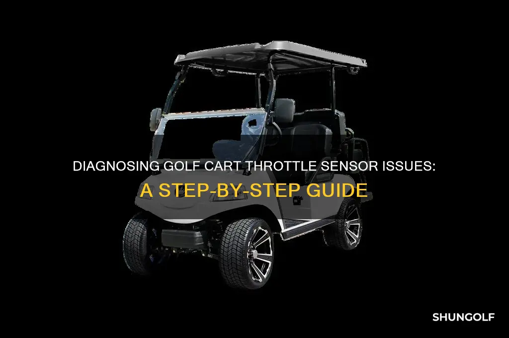 how to check golf cart for a bad throttle sensor