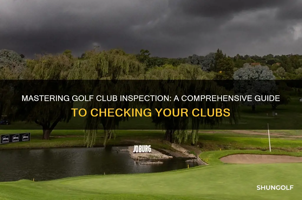 how to check golf clubs