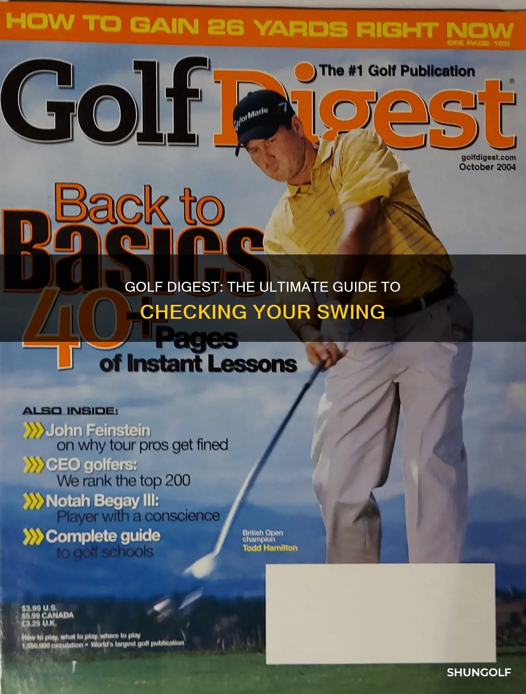 how to check golf digest