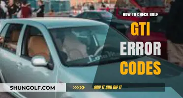 Diagnosing Your Golf GTI: A Step-by-Step Guide to Reading Error Codes