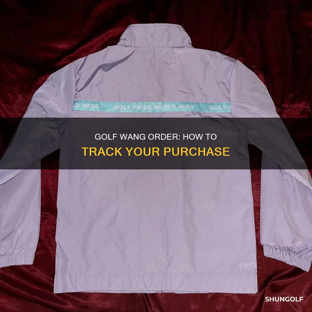 how to check golf wang order