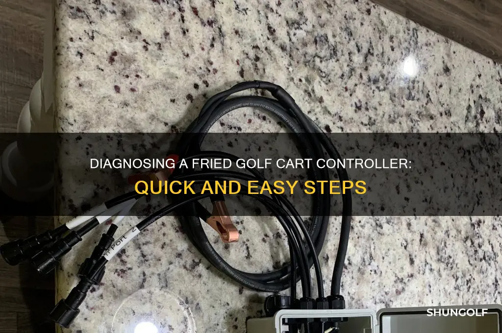 how to check if golf cart controller is fried