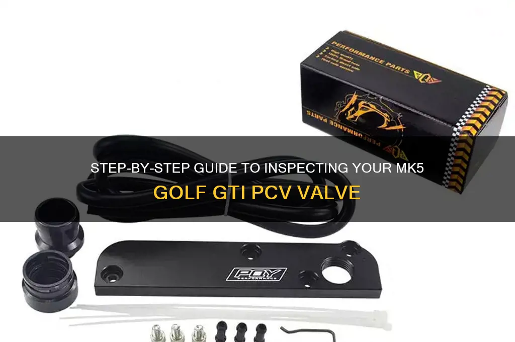 how to check mk5 golf gti pcv valve