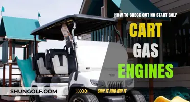 Troubleshooting No-Start Golf Cart Gas Engines: A Step-by-Step Guide