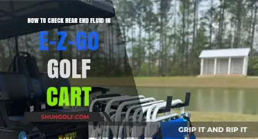 Easy Guide to Checking Rear End Fluid in Your E-Z-GO Golf Cart