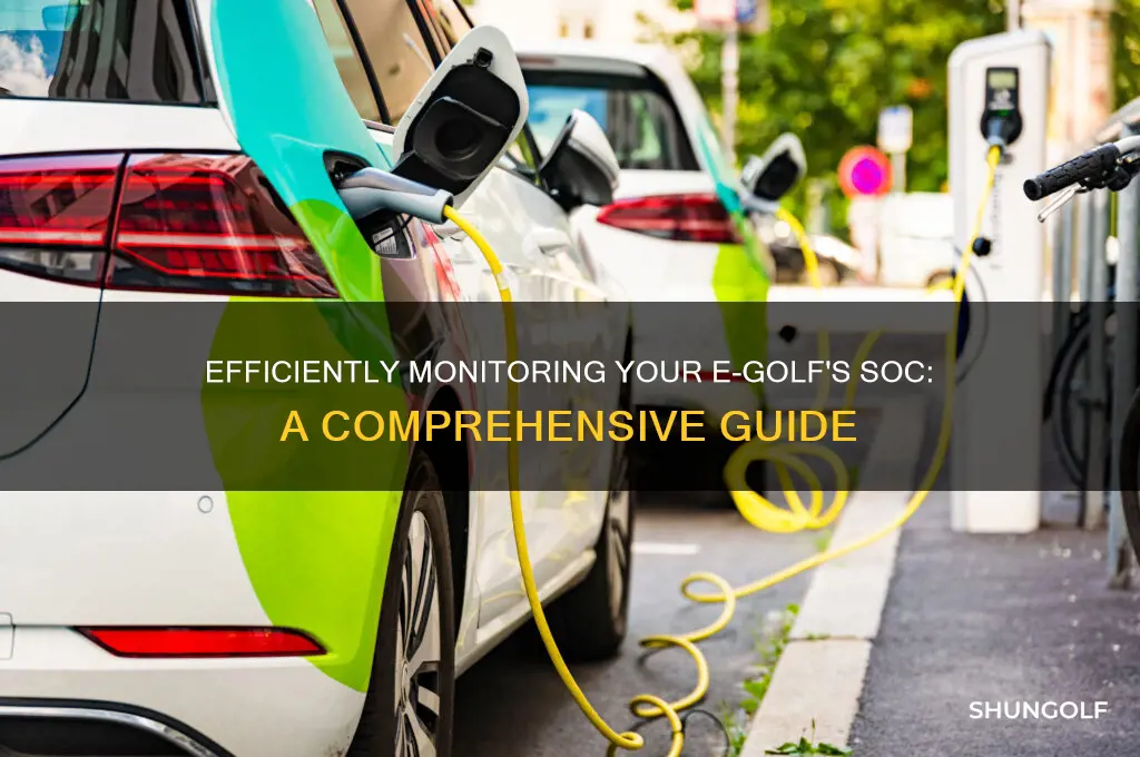 how to check soc for e-golf