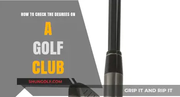 Master Your Swing: Guide to Checking Golf Club Degrees