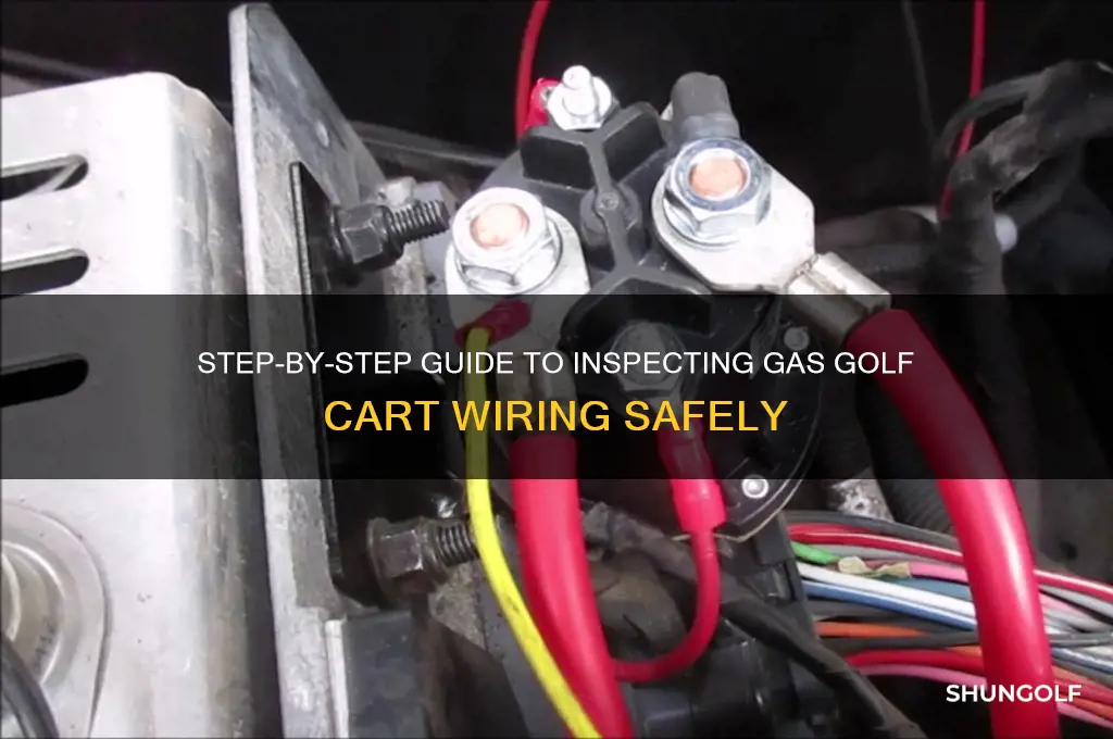 how to check the wiring on a gas golf cart