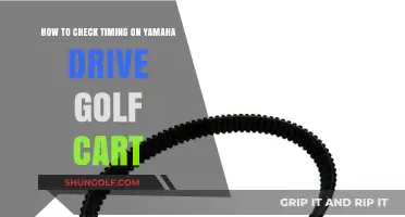Mastering Your Yamaha Drive Golf Cart: A Guide to Checking Timing