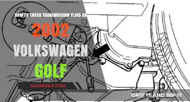 Checking Transmission Fluid in Your 2002 Volkswagen Golf: A Step-by-Step Guide