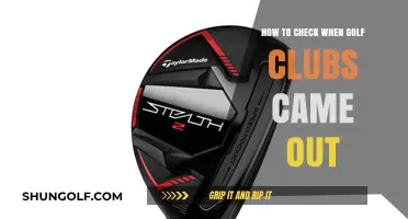Discovering Your Golf Clubs' Release Date: A Comprehensive Guide