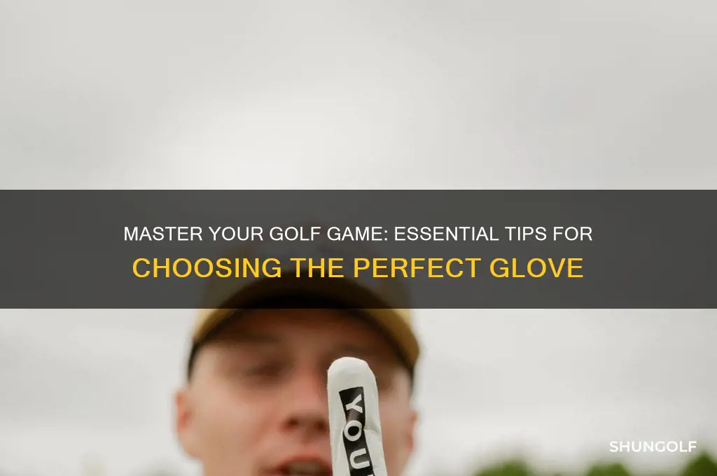 how to choose a glove for golfing