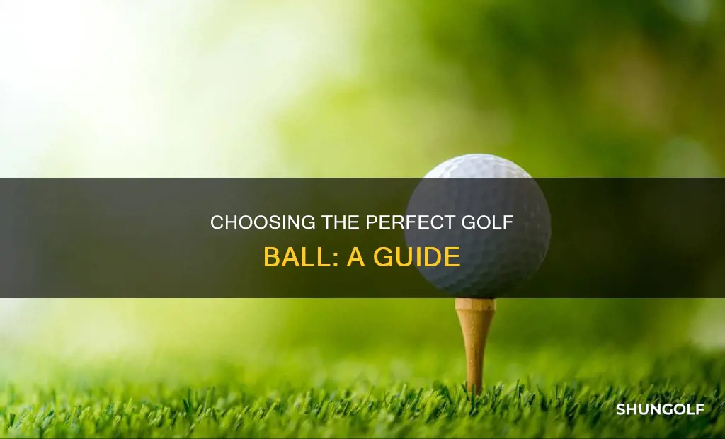 how to choose a golf bll