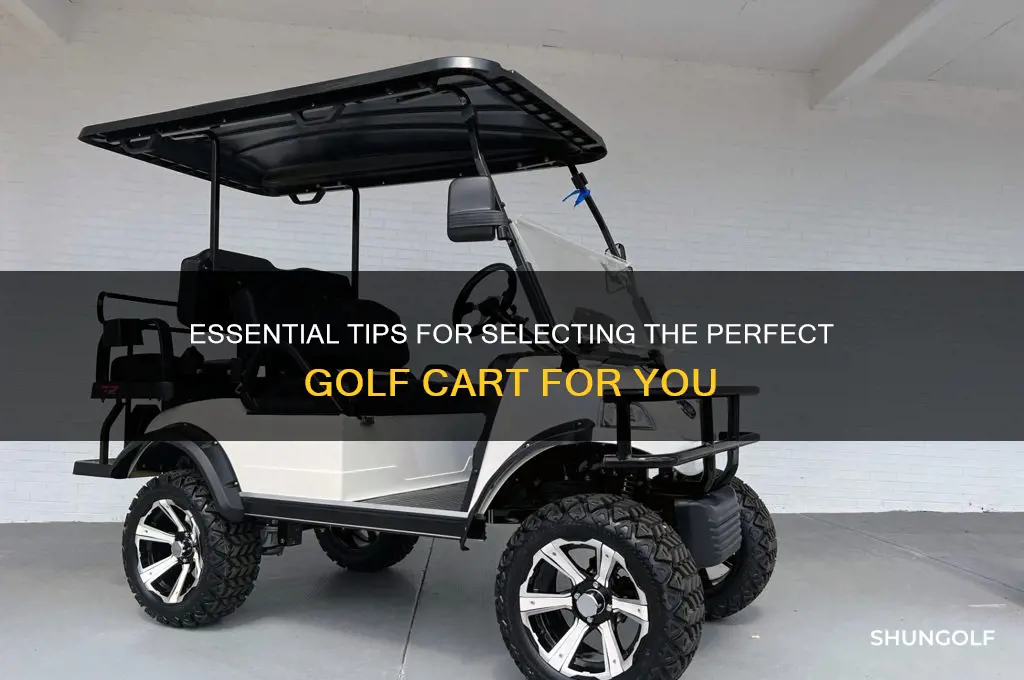 how to choose a golf cart