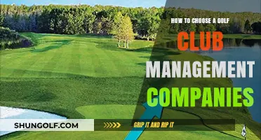 Selecting the Right Golf Club Management Company: A Comprehensive Guide