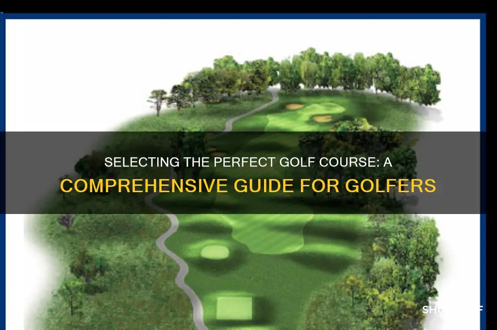 how to choose a golf course