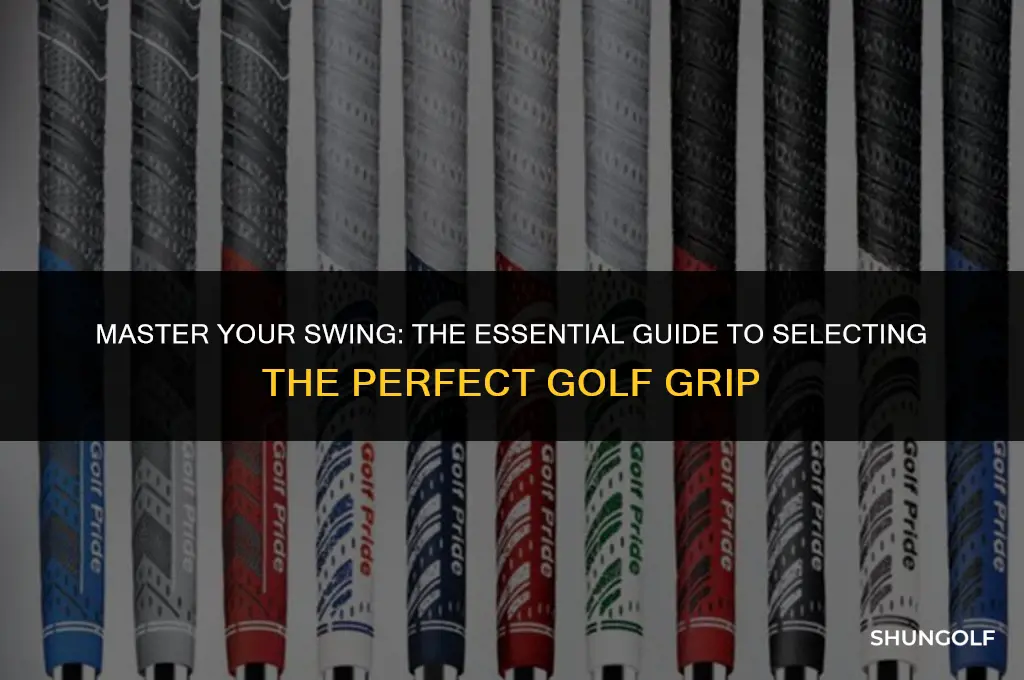 how to choose a golf grip