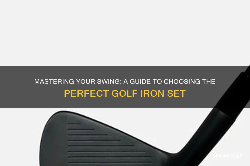 how to choose a golf iron set