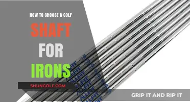 Mastering Your Irons: A Guide to Choosing the Perfect Golf Shaft