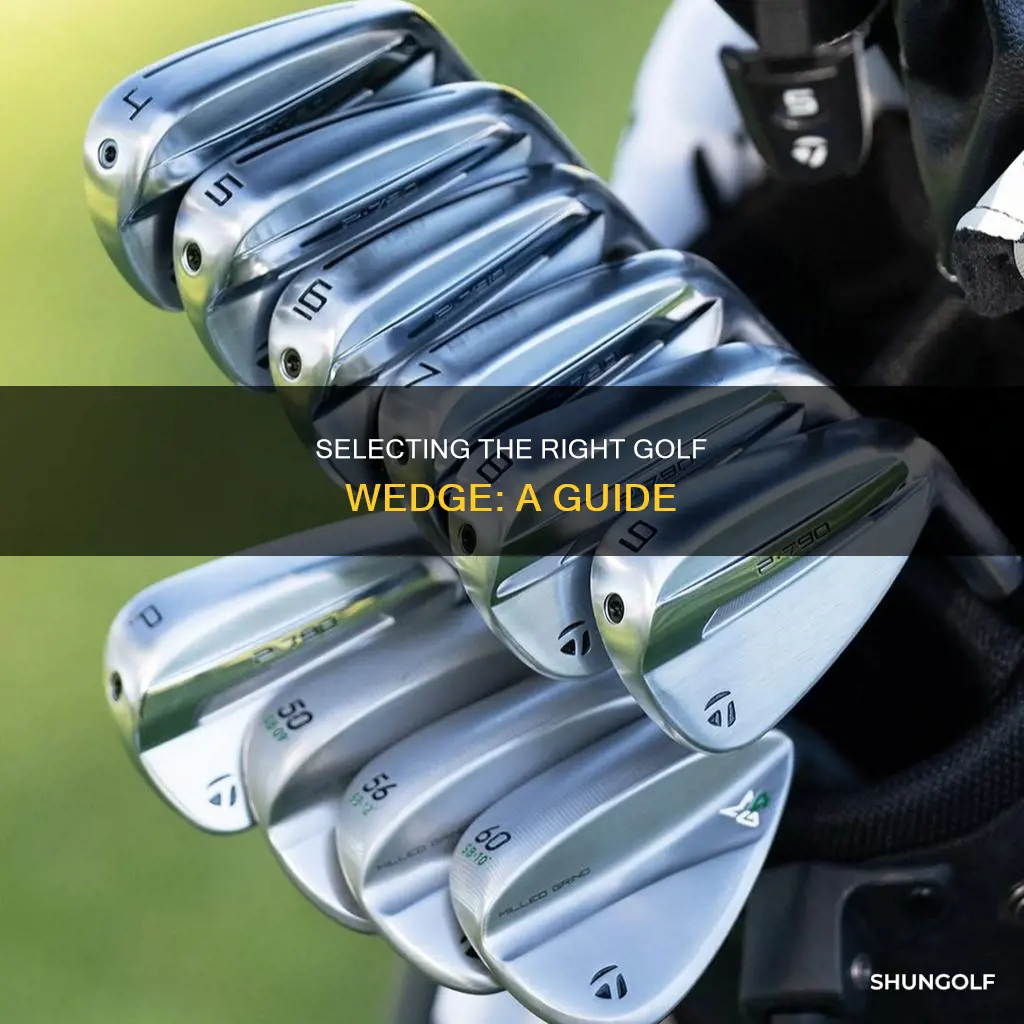 how to choose a golf wedge