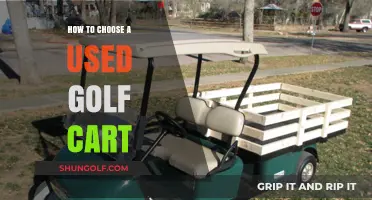 Smart Tips for Selecting the Perfect Used Golf Cart