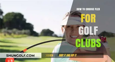 Master Your Swing: A Guide to Choosing the Right Flex for Golf Clubs