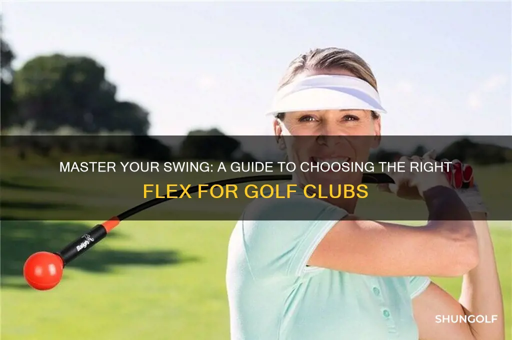 how to choose flex for golf clubs