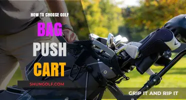 Selecting the Perfect Golf Bag Push Cart: A Comprehensive Guide