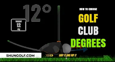 Mastering Your Swing: A Guide to Choosing Golf Club Degrees