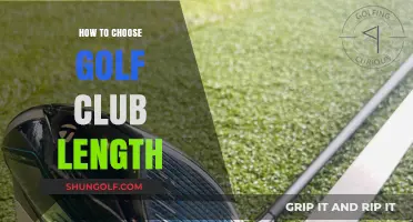 Master Your Swing: Choosing the Perfect Golf Club Length