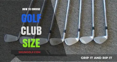Master Your Swing: A Guide to Choosing the Right Golf Club Size