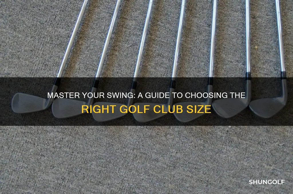 how to choose golf club size