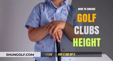 Master Your Swing: Choosing the Perfect Golf Club Height
