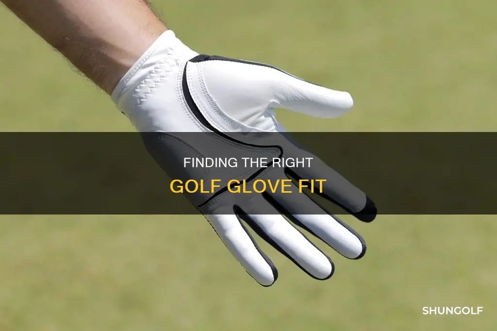 how to choose golf glove size