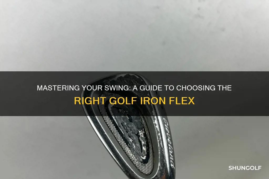 how to choose golf iron flex