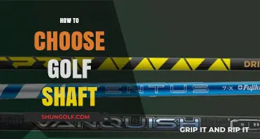 Selecting the Perfect Golf Shaft: A Comprehensive Guide