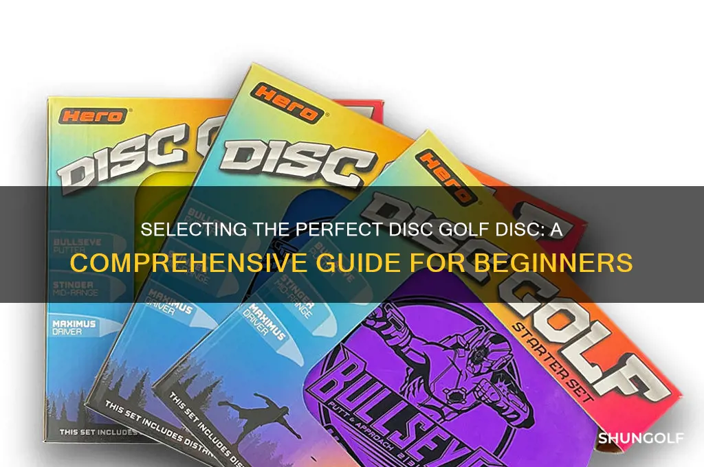how to choose the right disk golf