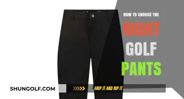 Master Your Golf Game: Selecting the Perfect Golf Pants