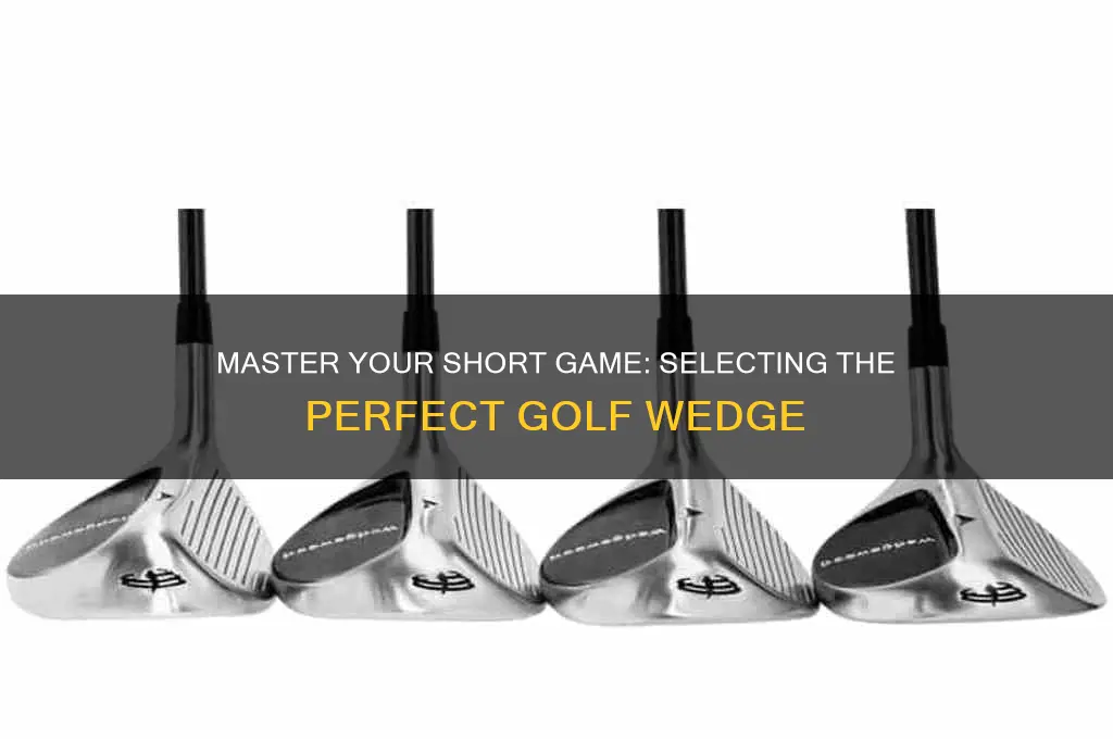 how to choose the vorrect golf wedge