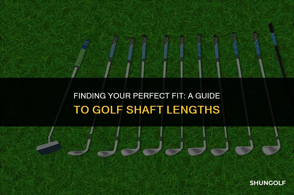 how to chose your shaft length in golf