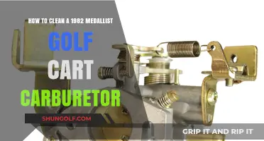 Revive Your 1982 Medallist Golf Cart: Carburetor Cleaning Guide