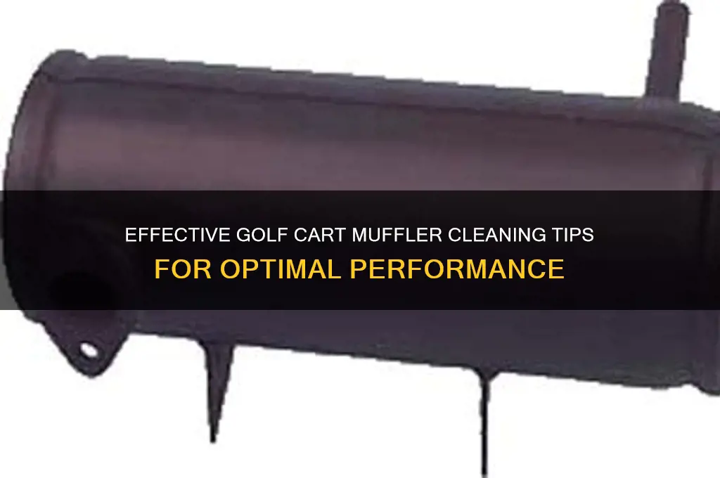 how to clean a golf cart muffler