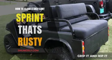 Effective Rust Removal Tips for Cleaning Your Golf Cart Sprint