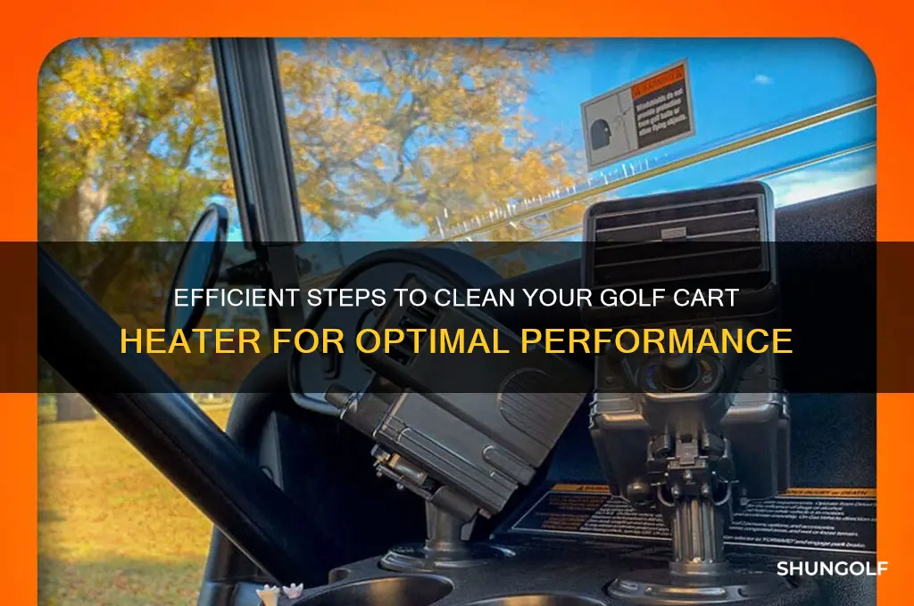 how to clean a golf cat heater
