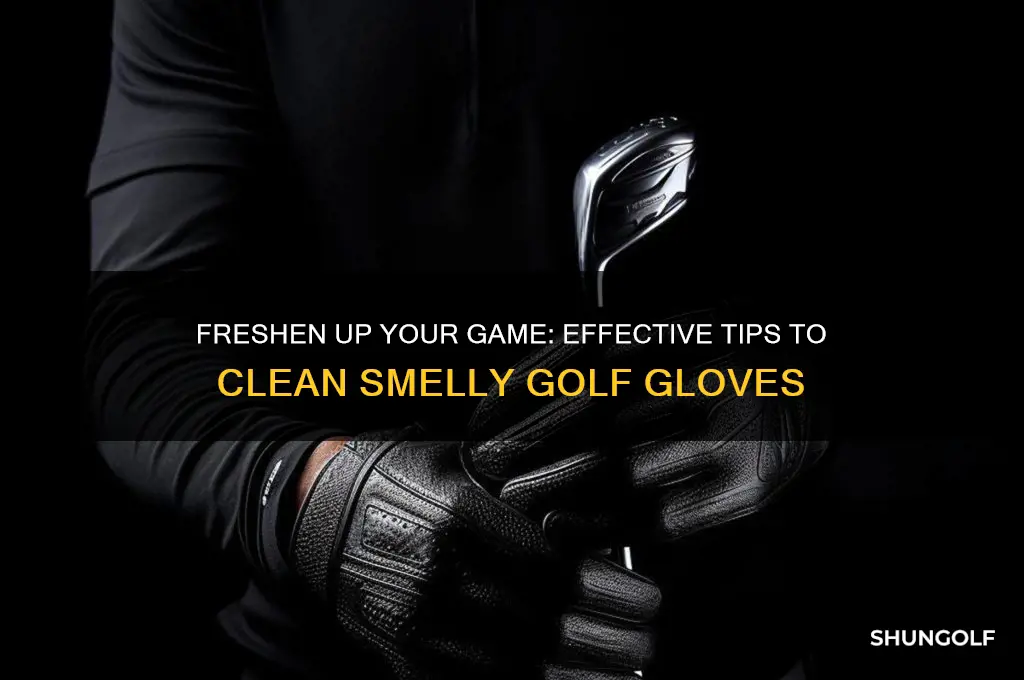 how to clean a smelly golf glove