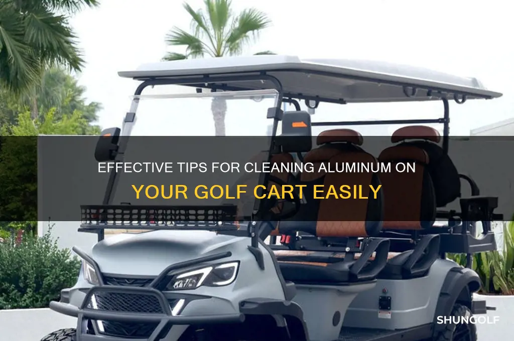 how to clean aluminum on golf cart