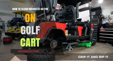 Easy Steps to Clean Your EZ Go TVX Golf Cart Brakes