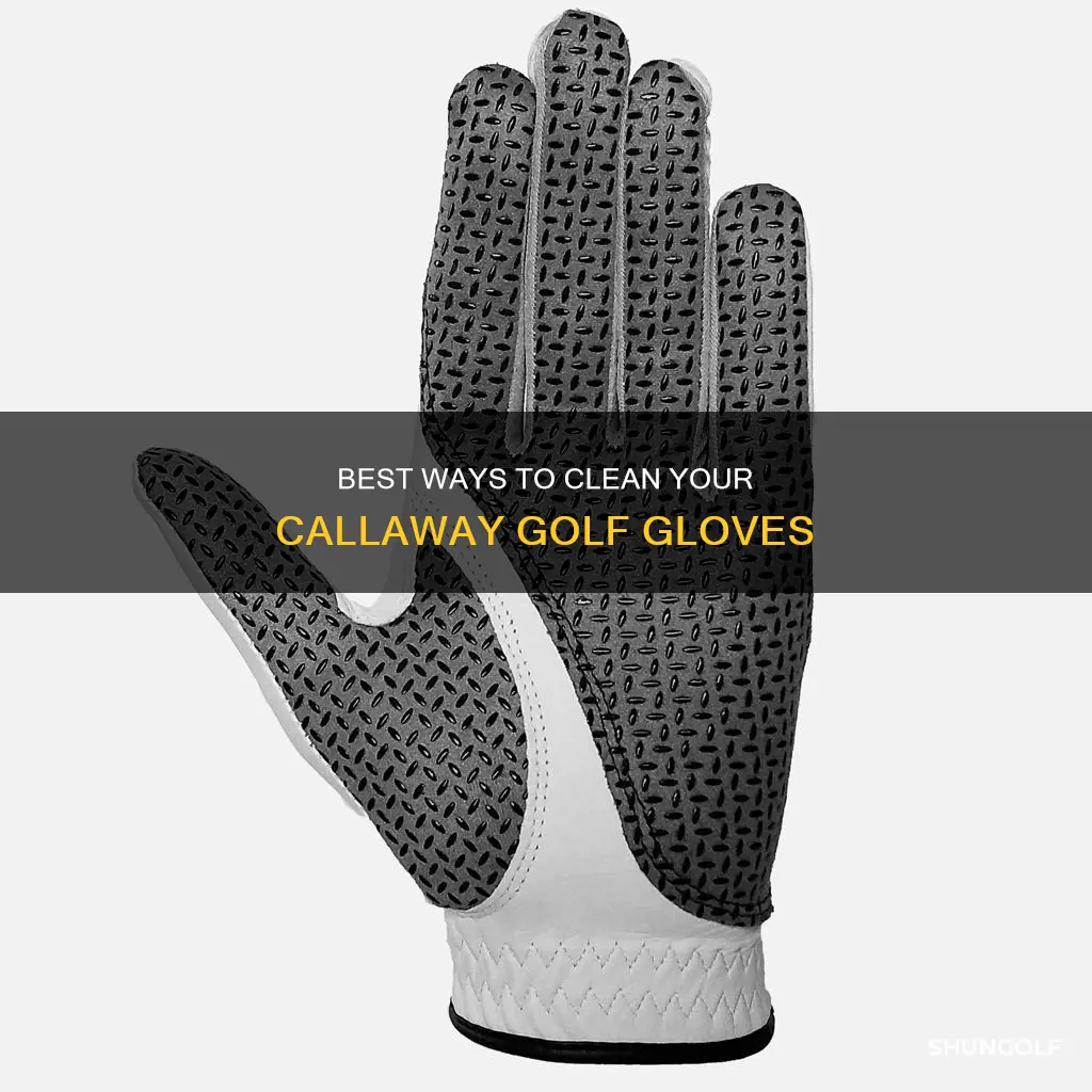 how to clean callaway golf gloves
