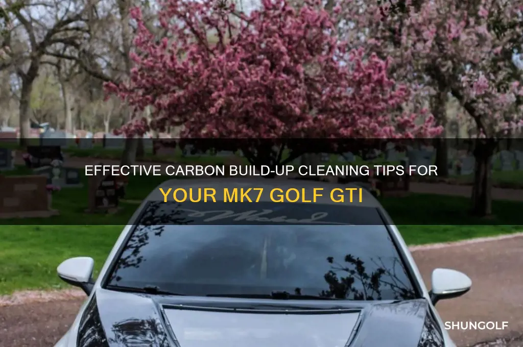 how to clean carbon build up on mk7 golf gti