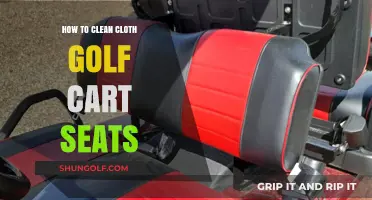 Easy Steps to Clean and Maintain Your Cloth Golf Cart Seats